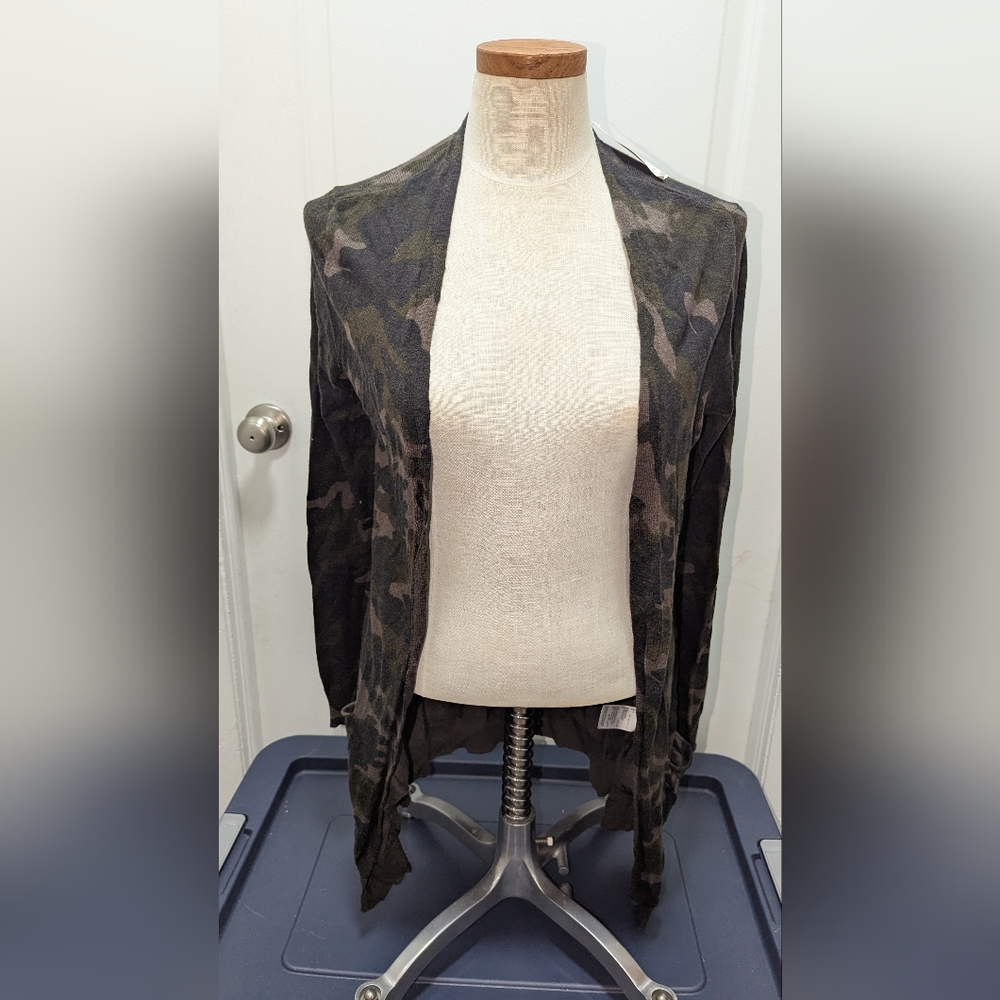 Style & Co. Camouflage 2 Pocket Light Sweater Women's Size Petite Medium